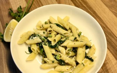 Spring Pea & Goat’s Cheese Pasta Recipe